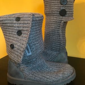 Ugg Ladies Classic Cardy wool blend boot